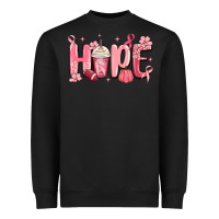 Black breast cancer awareness hope Heavyweight Sweatshirt - MaliasSmallBusiness
