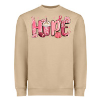 Mushroom breast cancer awareness hope Heavyweight Sweatshirt - MaliasSmallBusiness