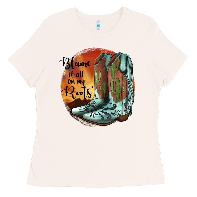 Blame It All On My Roots Ladies Tee by JahusDesignShop | Teevron