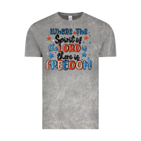 Where The Spirit Of The Lord Is There Is Freedom Vintage Tee | Teevron