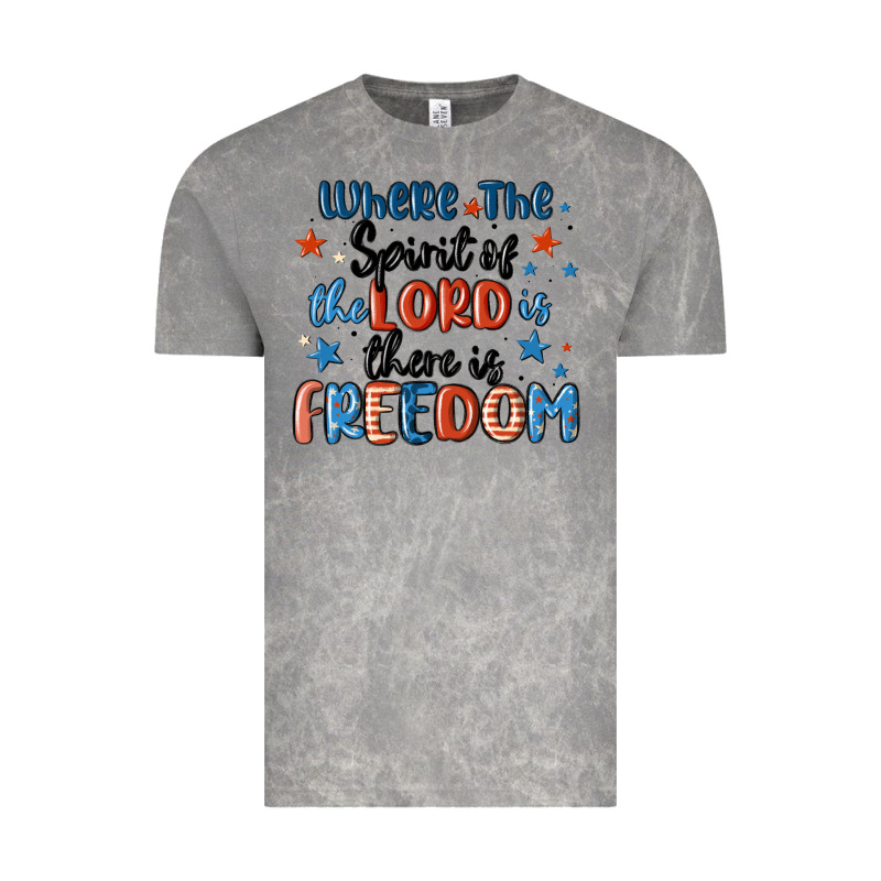 Where The Spirit Of The Lord Is There Is Freedom Vintage Tee by MaliasSmallBusiness | Teevron