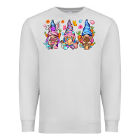 Dove Grey Easter gnomies Easter Day Premium Sweatshirt - HowdyJamesFarm