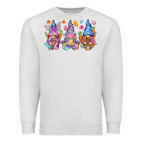 Oatmeal Heather Easter gnomies Easter Day Premium Sweatshirt - HowdyJamesFarm