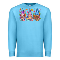 Ocean Blue Easter gnomies Easter Day Premium Sweatshirt - HowdyJamesFarm