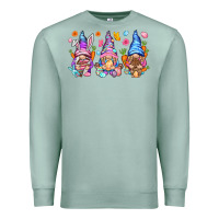 Seafoam Easter gnomies Easter Day Premium Sweatshirt - HowdyJamesFarm