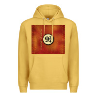 Antique Gold magical train station Premium Hoodie - TumblerDesignByShophia