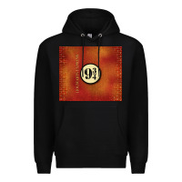 Black magical train station Premium Hoodie - TumblerDesignByShophia