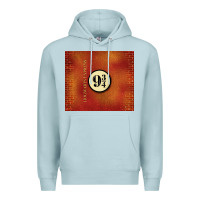 Blue Mist magical train station Premium Hoodie - TumblerDesignByShophia