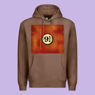 Magical Train Station Premium Hoodie Designed By Tumblerdesignbyshophia