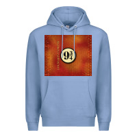 Colony Blue magical train station Premium Hoodie - TumblerDesignByShophia