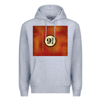 Heather Grey magical train station Premium Hoodie - TumblerDesignByShophia