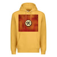 Mustard magical train station Premium Hoodie - TumblerDesignByShophia