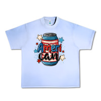 Grape Ice American can cooler Urban Heavy Tee - MaliasSmallBusiness