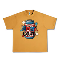 Peanut Butter American can cooler Urban Heavy Tee - MaliasSmallBusiness