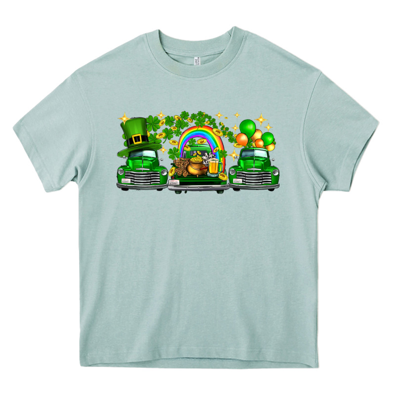 St Patricks Trucks Heavy Core Tee by FaDigitalArtStudio | Teevron