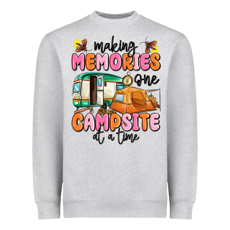 Making Memories One Campsite At A Time Heavyweight Sweatshirt by MaliasSmallBusiness | Teevron