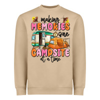 Mushroom making memories one campsite at a time Heavyweight Sweatshirt - MaliasSmallBusiness
