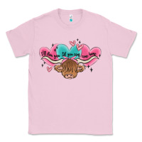 Bubblegum Pink western cow and heart Classic Tee - MaliasSmallBusiness