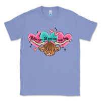 Colony Blue western cow and heart Classic Tee - MaliasSmallBusiness