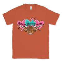 Copper western cow and heart Classic Tee - MaliasSmallBusiness