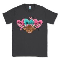 Smoke western cow and heart Classic Tee - MaliasSmallBusiness