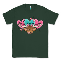 Sports Green western cow and heart Classic Tee - MaliasSmallBusiness