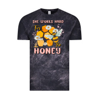 She Works Hard For The Honey Vintage Tee | Teevron