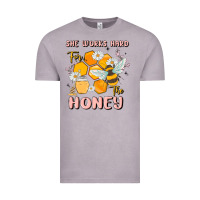 Vintage Zinc she works hard for the honey Vintage Tee - MaliasSmallBusiness
