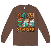 Chestnut cozy season winter coffee cups Long Sleeve Tee - MaliasSmallBusiness