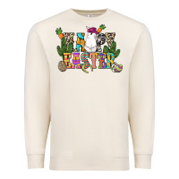 Sandshell Happy Easter with cowboy Easter Day Premium Sweatshirt - HowdyJamesFarm