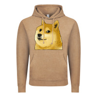 Vintage Coffee doge coin shiba dog Vintage Hoodie - Jasminsmagicworld