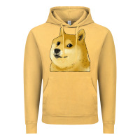 Vintage Mustard doge coin shiba dog Vintage Hoodie - Jasminsmagicworld