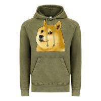 Vintage Olive doge coin shiba dog Vintage Hoodie - Jasminsmagicworld