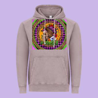 Momster Halloween Momlife Vintage Hoodie Designed By Jasminsmagicworld