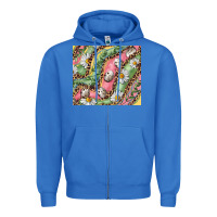 True Royal Easter Quail Egg And Daisy Zipper Hoodie - RanaPortraitStore