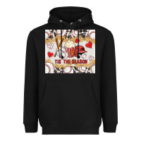Black tis' the season with cowhide tumbler tbs Heavyweight Hoodie - TumblerDesignByShophia