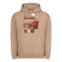 Pigment Burro My favorite baseball player calls me mom Urban Hoodie - FaDigitalArtStudio