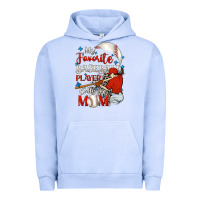 Pigment Grape Ice My favorite baseball player calls me mom Urban Hoodie - FaDigitalArtStudio