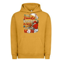 Pigment Peanut Butter My favorite baseball player calls me mom Urban Hoodie - FaDigitalArtStudio