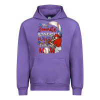 Tulip My favorite baseball player calls me mom Urban Hoodie - FaDigitalArtStudio