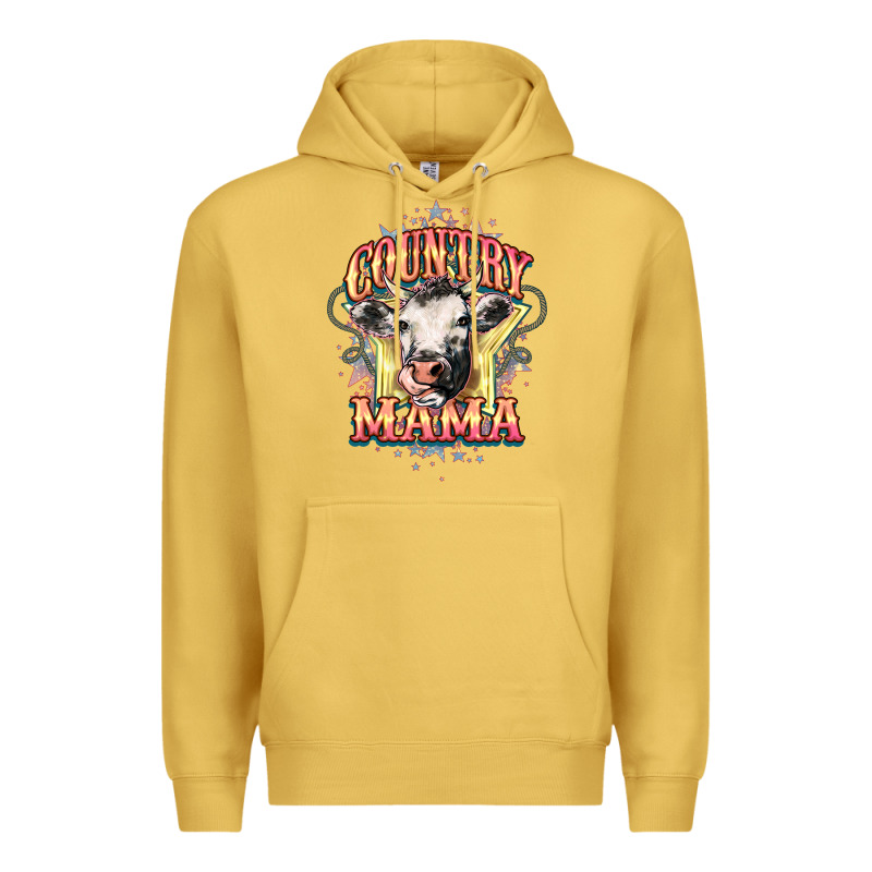 Country Mama Premium Hoodie by HowdyJamesFarm | Teevron