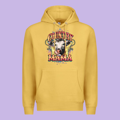 Country Mama Premium Hoodie Designed By Howdyjamesfarm