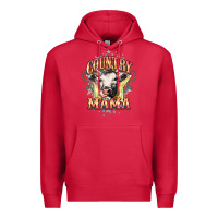 Cardinal Country Mama Premium Hoodie - HowdyJamesFarm