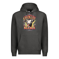 Charcoal Heather Country Mama Premium Hoodie - HowdyJamesFarm