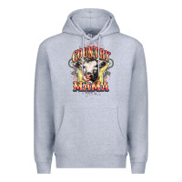 Heather Grey Country Mama Premium Hoodie - HowdyJamesFarm