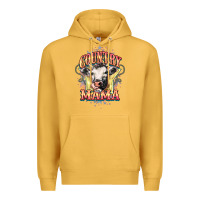 Mustard Country Mama Premium Hoodie - HowdyJamesFarm