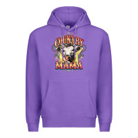 Purple Country Mama Premium Hoodie - HowdyJamesFarm