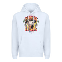 White Country Mama Premium Hoodie - HowdyJamesFarm