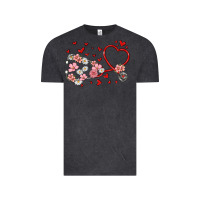 Vintage Black valentine's day stethoscope Vintage Tee - MaliasSmallBusiness