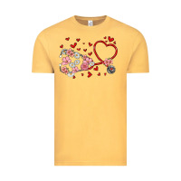 Vintage Mustard valentine's day stethoscope Vintage Tee - MaliasSmallBusiness